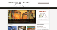Desktop Screenshot of collegeretirementjournal.org