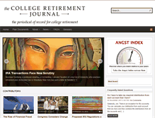 Tablet Screenshot of collegeretirementjournal.org